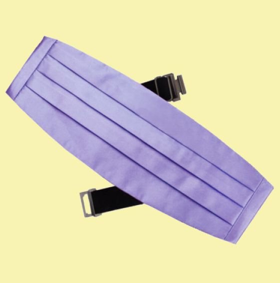 Image 0 of Lavender Lilac Purple Formal Groomsmen Groom Wedding Mens Cummerbund 
