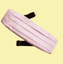 Baby Pink Formal Groomsmen Groom Wedding Mens Cummerbund 