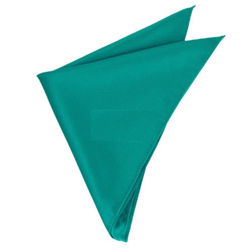 Image 1 of Jade Teal Green Formal Groomsmen Groom Wedding Mens Pocket Square 