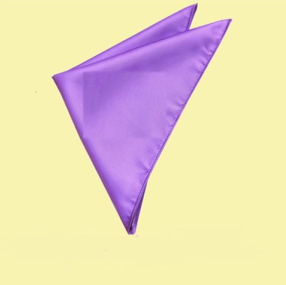 Image 0 of Dark Lavender Purple Formal Groomsmen Groom Wedding Mens Pocket Square 
