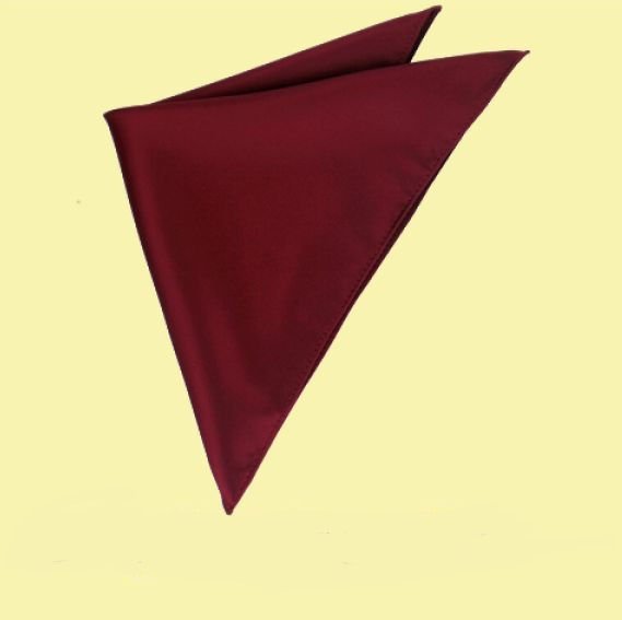 Image 0 of Burgundy Wine Formal Groomsmen Groom Wedding Mens Pocket Square 