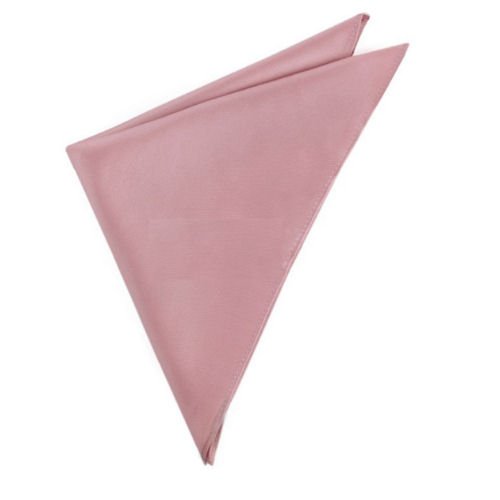 Image 1 of Blush Dusky Pink Formal Groomsmen Groom Wedding Mens Pocket Square 