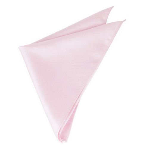 Image 1 of Baby Pink Formal Groomsmen Groom Wedding Mens Pocket Square 