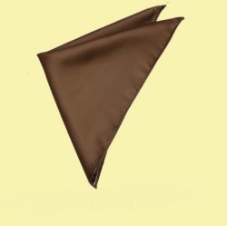 Chocolate Coffee Formal Groomsmen Groom Wedding Mens Pocket Square 