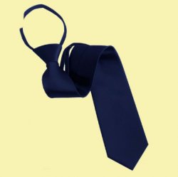 Midnight Blue Formal Groomsmen Groom Wedding Pre-Knotted Mens Neck Tie 