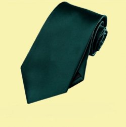 Dark Forest Green Formal Boys Ages 7-13 Wedding Straight Boys Neck Tie 