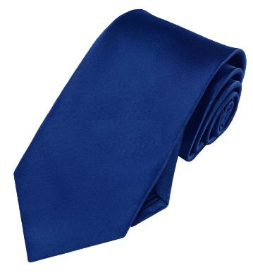 Image 1 of Navy Blue Formal Boys Ages 7-13 Wedding Straight Boys Neck Tie 