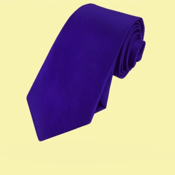 Image 0 of Electric Blue Indigo Formal Boys Ages 7-13 Wedding Straight Boys Neck Tie 