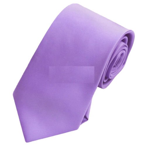 Image 1 of Dark Lavender Purple Formal Boys Ages 7-13 Wedding Straight Boys Neck Tie 