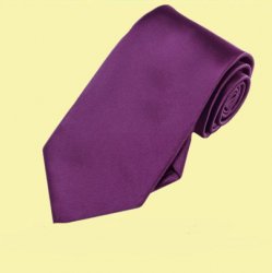 Plum Grape Purple Formal Boys Ages 7-13 Wedding Straight Boys Neck Tie 