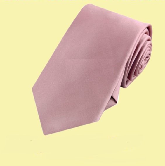 Image 0 of Blush Dusky Pink Formal Boys Ages 7-13 Wedding Straight Boys Neck Tie 