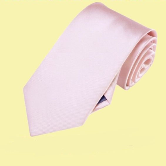 Image 0 of Baby Pink Formal Boys Ages 7-13 Wedding Straight Boys Neck Tie 