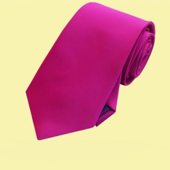 Image 0 of Fuchsia Magenta Pink Formal Boys Ages 7-13 Wedding Straight Boys Neck Tie 