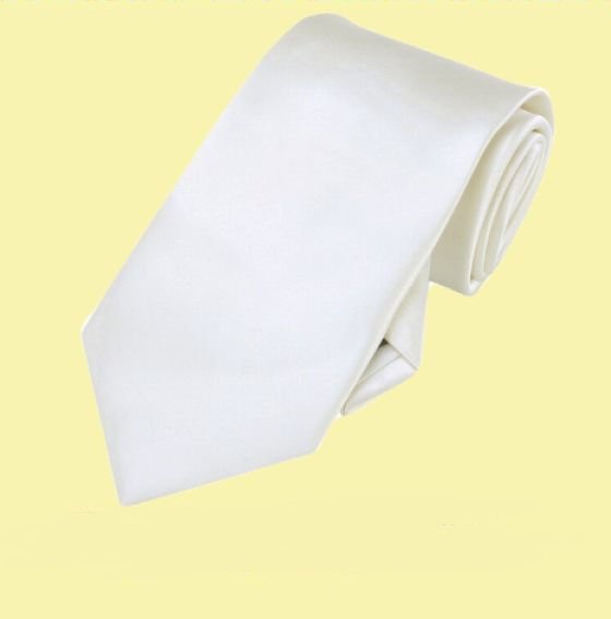 Image 0 of Ivory Formal Boys Ages 7-13 Wedding Straight Boys Neck Tie 