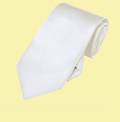 Ivory Formal Boys Ages 7-13 Wedding Straight Boys Neck Tie 