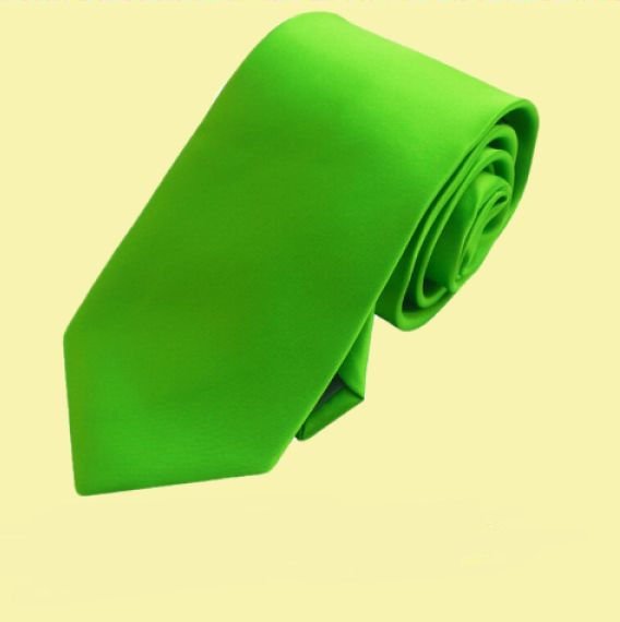 Image 0 of Apple Green Formal Boys Ages 7-13 Wedding Straight Boys Neck Tie 