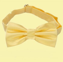 Light Gold Boys Ages 1-7 Wedding Boys Neck Bow Tie 
