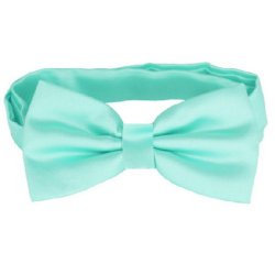 Light Mint Green Boys Ages 1-7 Wedding Boys Neck Bow Tie