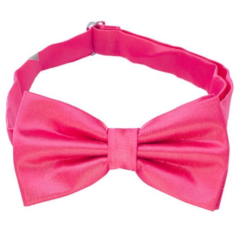 Image 1 of Hot Pink Boys Ages 1-7 Wedding Boys Neck Bow Tie 