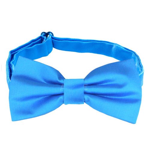 Image 1 of Cobalt Blue Boys Ages 1-7 Wedding Boys Neck Bow Tie 