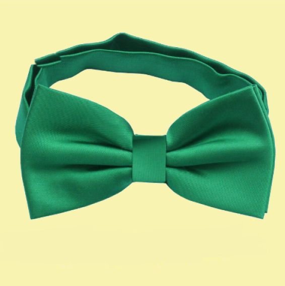 Image 0 of Emerald Green Boys Ages 1-7 Wedding Boys Neck Bow Tie 