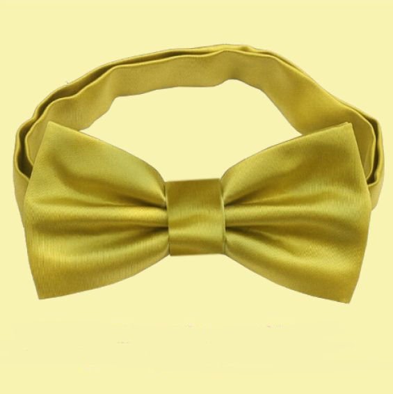 Image 0 of Metallic Gold Boys Ages 1-7 Wedding Boys Neck Bow Tie 