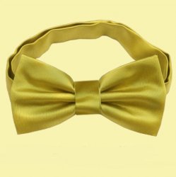 Metallic Gold Boys Ages 1-7 Wedding Boys Neck Bow Tie 