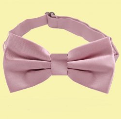 Blush Dusky Pink Boys Ages 1-7 Wedding Boys Neck Bow Tie 