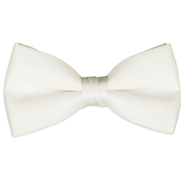 Image 1 of Ivory Boys Ages 1-7 Wedding Boys Neck Bow Tie 
