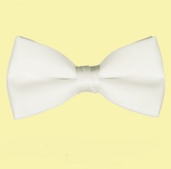 Ivory Boys Ages 1-7 Wedding Boys Neck Bow Tie 