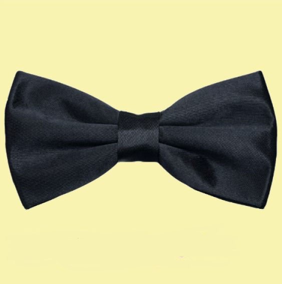 Image 0 of Dark Silver Grey Boys Ages 1-7 Wedding Boys Neck Bow Tie 