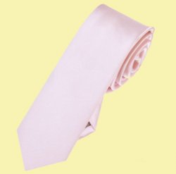 Baby Pink Formal Groomsmen Groom Wedding Slim Skinny Mens Neck Tie 