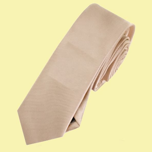 Image 0 of Beige Tan Mocha Formal Groomsmen Groom Wedding Slim Skinny Mens Neck Tie 