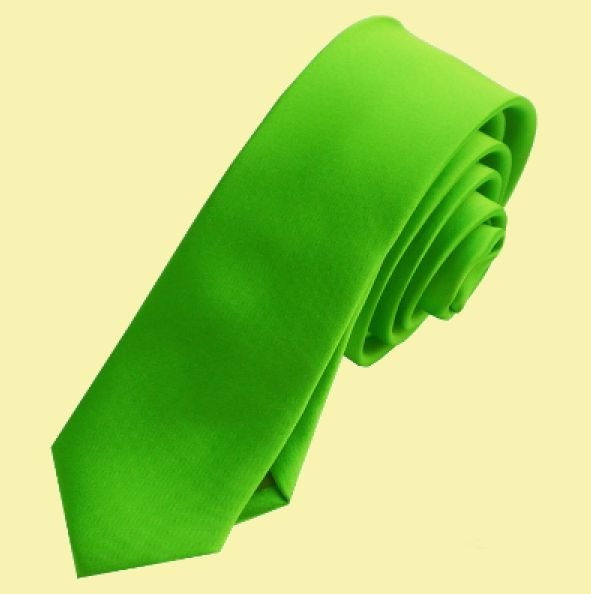 Image 0 of Apple Green Formal Groomsmen Groom Wedding Slim Skinny Mens Neck Tie 