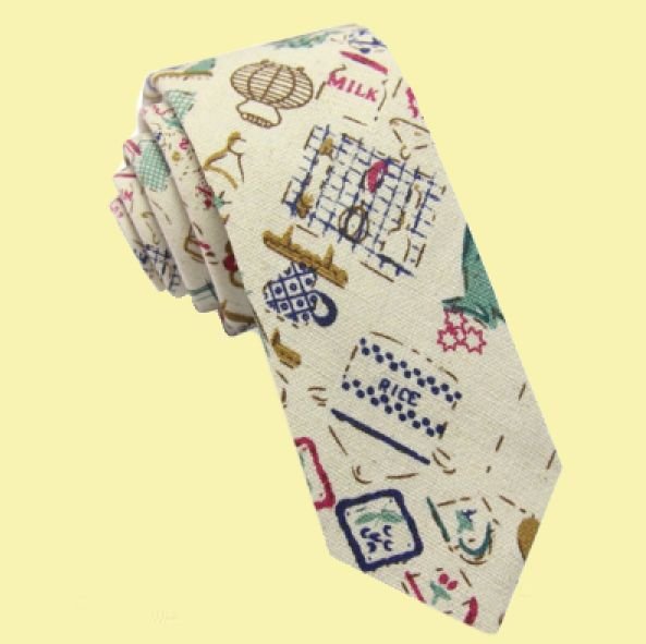 Image 0 of Old Style Kitchen Formal Groomsmen Groom Wedding Slim Skinny Mens Neck Tie 