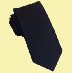 Jet Black Reptile Skin Groomsmen Groom Wedding Narrow Mens Neck Tie 