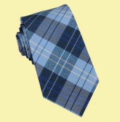 Light Blue Dark Blue Tartan Groomsmen Groom Wedding Narrow Mens Neck Tie 