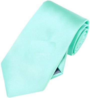 Image 1 of Light Mint Green Formal Groomsmen Groom Wedding Narrow Mens Neck Tie 