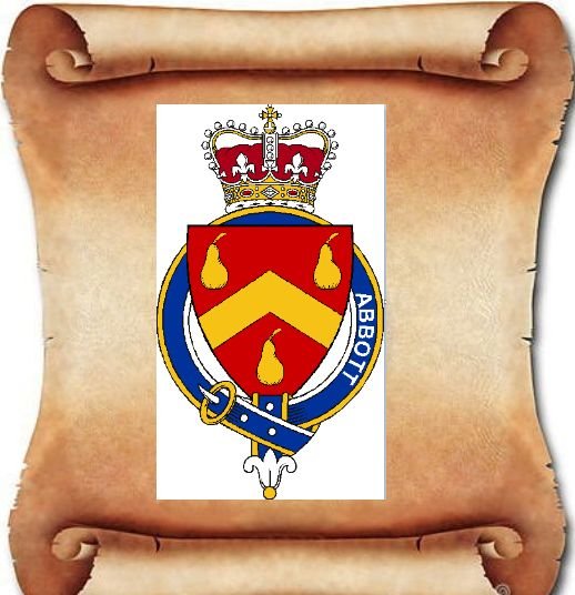 Image 1 of Allenson English Coat of Arms Large Print Allenson English Family Crest  