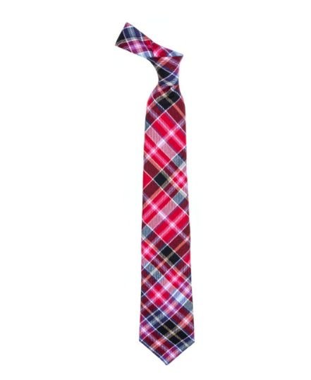 Image 1 of Aberdeen District Tartan Lightweight Wool Straight Mens Neck Tie 