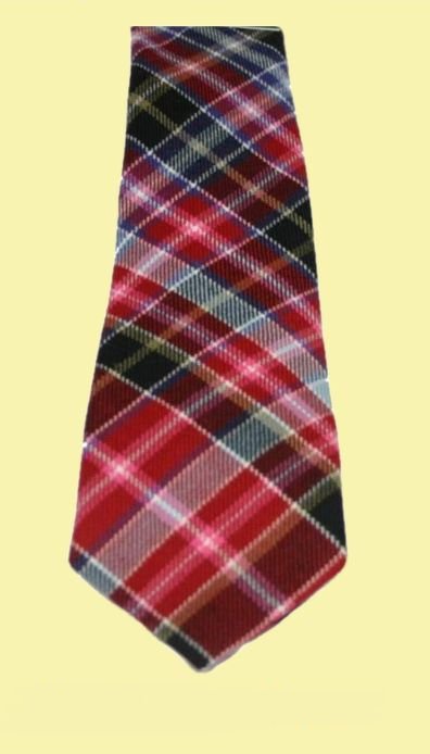Image 2 of Aberdeen District Tartan Lightweight Wool Straight Mens Neck Tie 