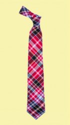 Aberdeen District Tartan Lightweight Wool Straight Mens Neck Tie 