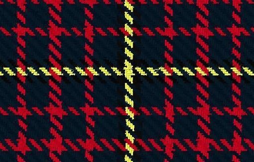 Image 2 of Aberdale Modern Single Width 16oz Heavyweight Tartan Wool Fabric