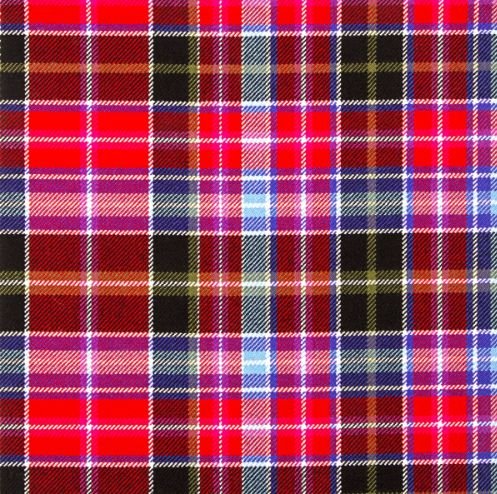 Image 1 of Aberdeen District Tartan 16oz Wool Fabric Heavyweight Swatch 