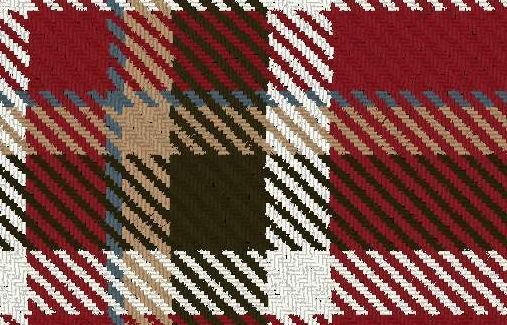 Image 5 of Aberdeen City Reproduction Double Width 11oz Lightweight Tartan Wool Fabric 