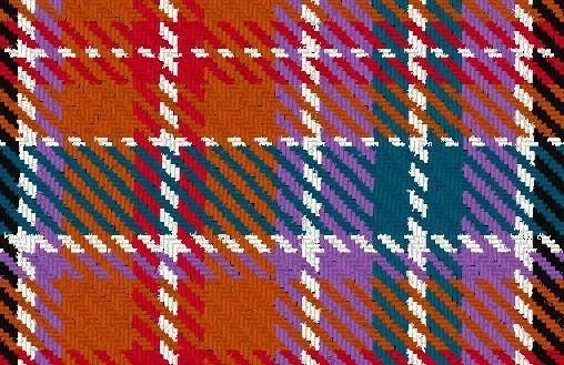 Image 2 of Aberdeen District Ancient Double Width 11oz Lightweight Tartan Wool Fabric 