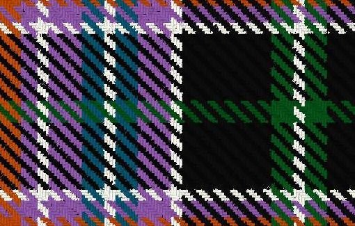 Image 3 of Aberdeen District Ancient Double Width 11oz Lightweight Tartan Wool Fabric 