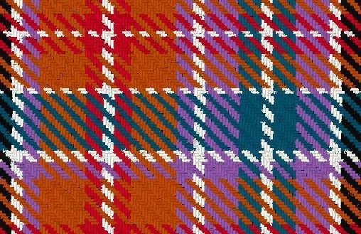 Image 2 of Aberdeen District Ancient Single Width 16oz Heavyweight Tartan Wool Fabric