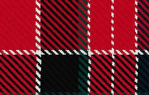 Image 4 of Aberdeen District Modern Double Width 11oz Lightweight Tartan Wool Fabric 