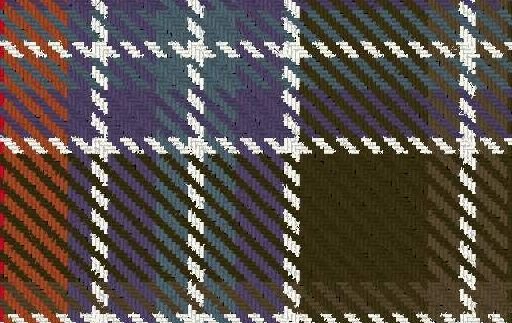Image 5 of Aberdeen District Reproduction Double Width 11oz Lightweight Tartan Wool Fabric 